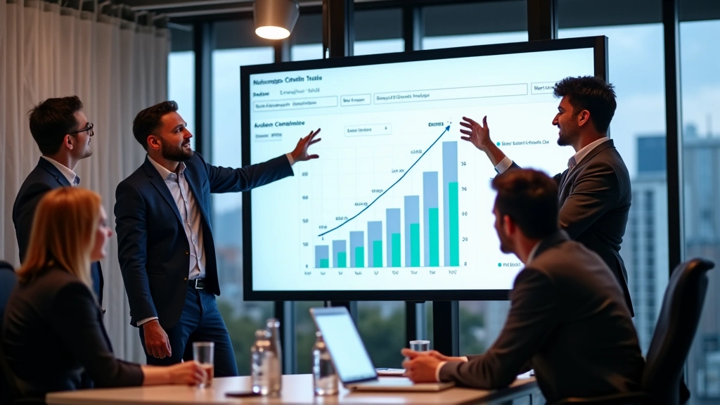 Equipo de SolisGrid.digital analizando datos y celebrando el éxito del cliente