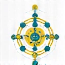 Ícono de un mapa mental o red para Estrategia de Datos