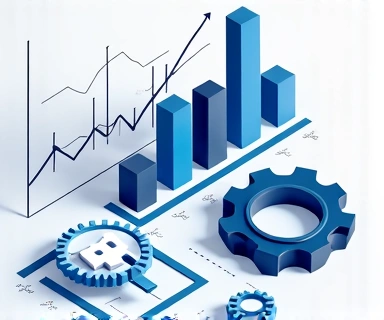 Icono representando análisis de datos y modelado predictivo